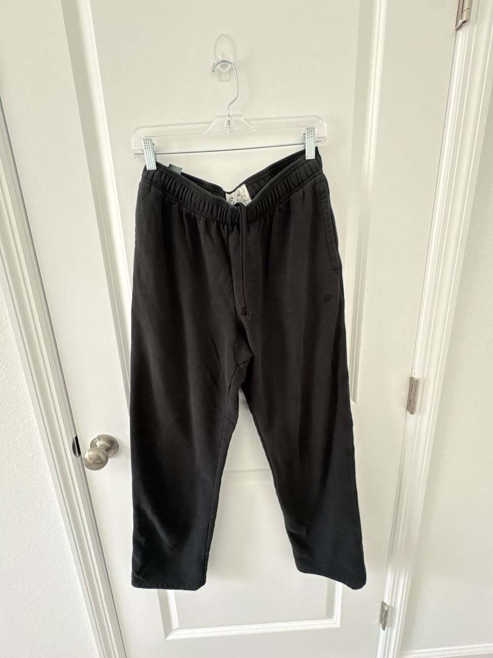 Champion Men's Black Fleece Drawstring Sweatpants